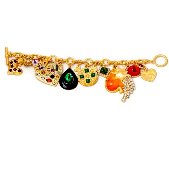 This listing is for a gold handmade charm bracelet brand new never worn - Picture 3 of 3